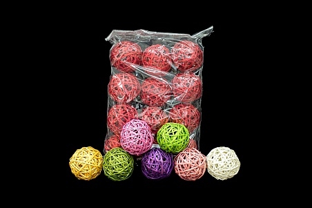 Ротанговые шарики d10см купить в интернет-магазине FloraPaс Krasnodar
